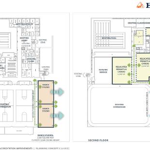 Dow Center Expansion floor plan