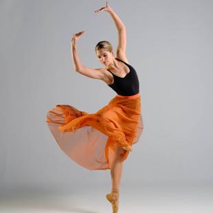 Female dance student