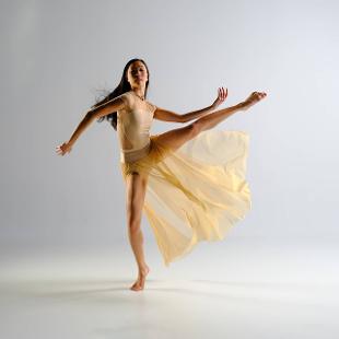 Female dance student