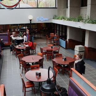 The Kletz is a dining area in the DeWitt Student & Cultural Center