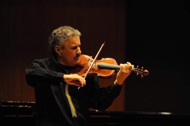 Professor Mihai Craoiveanu performing in Inaugural Recital