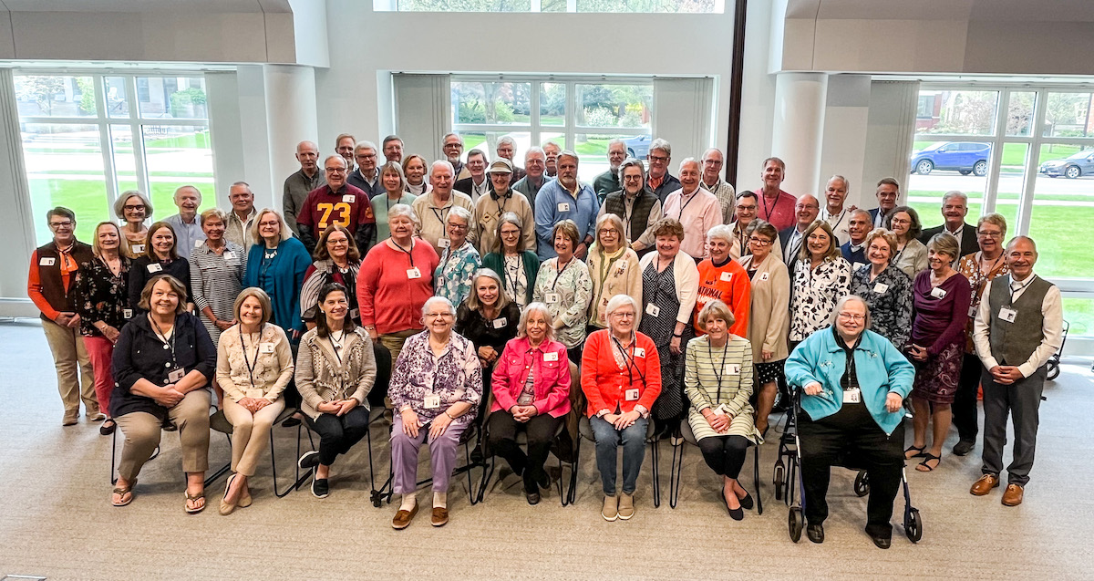 The Class of 1973 at their 50th Reunion Celebration.