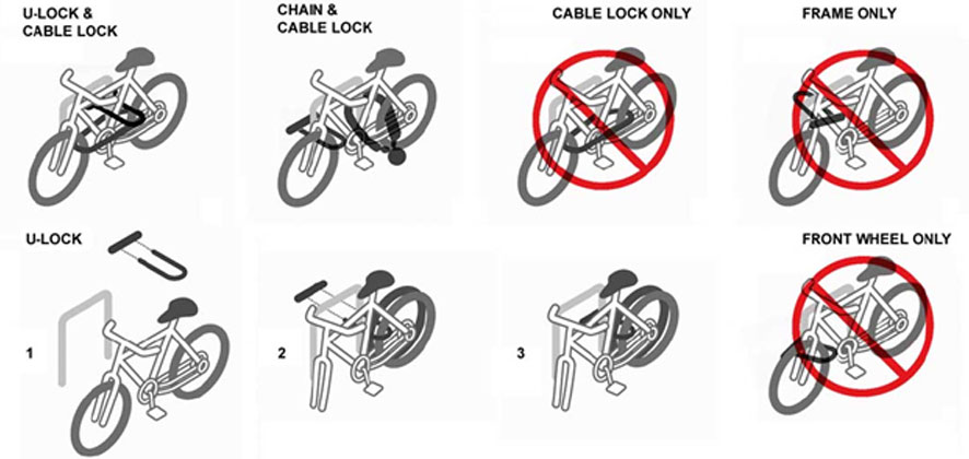Tips on how to efficiently lock and secure a bicycle